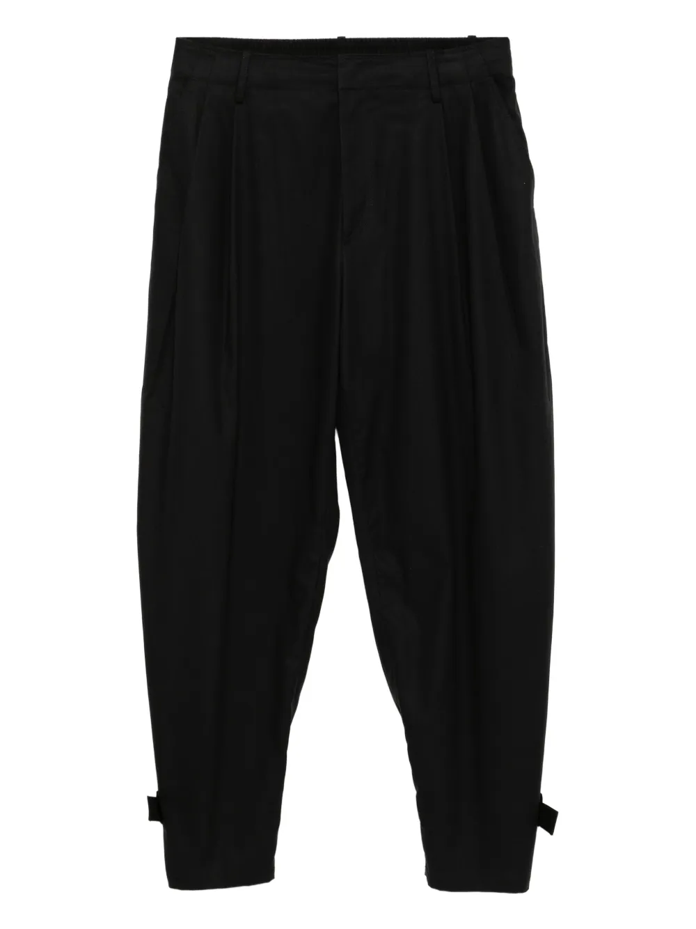 pleated cotton trousers
