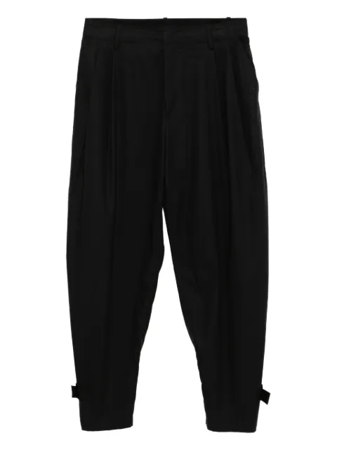 CROQUIS pleated cotton trousers