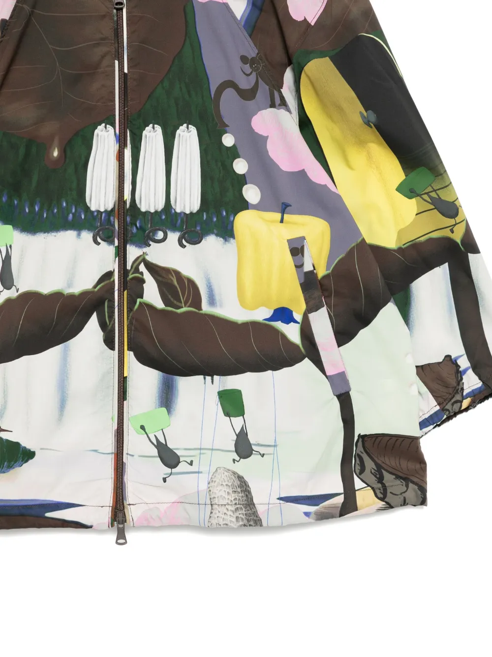 jnby by JNBY Jack met grafische print Bruin