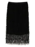 JNBY mesh long-waisted skirt - Black