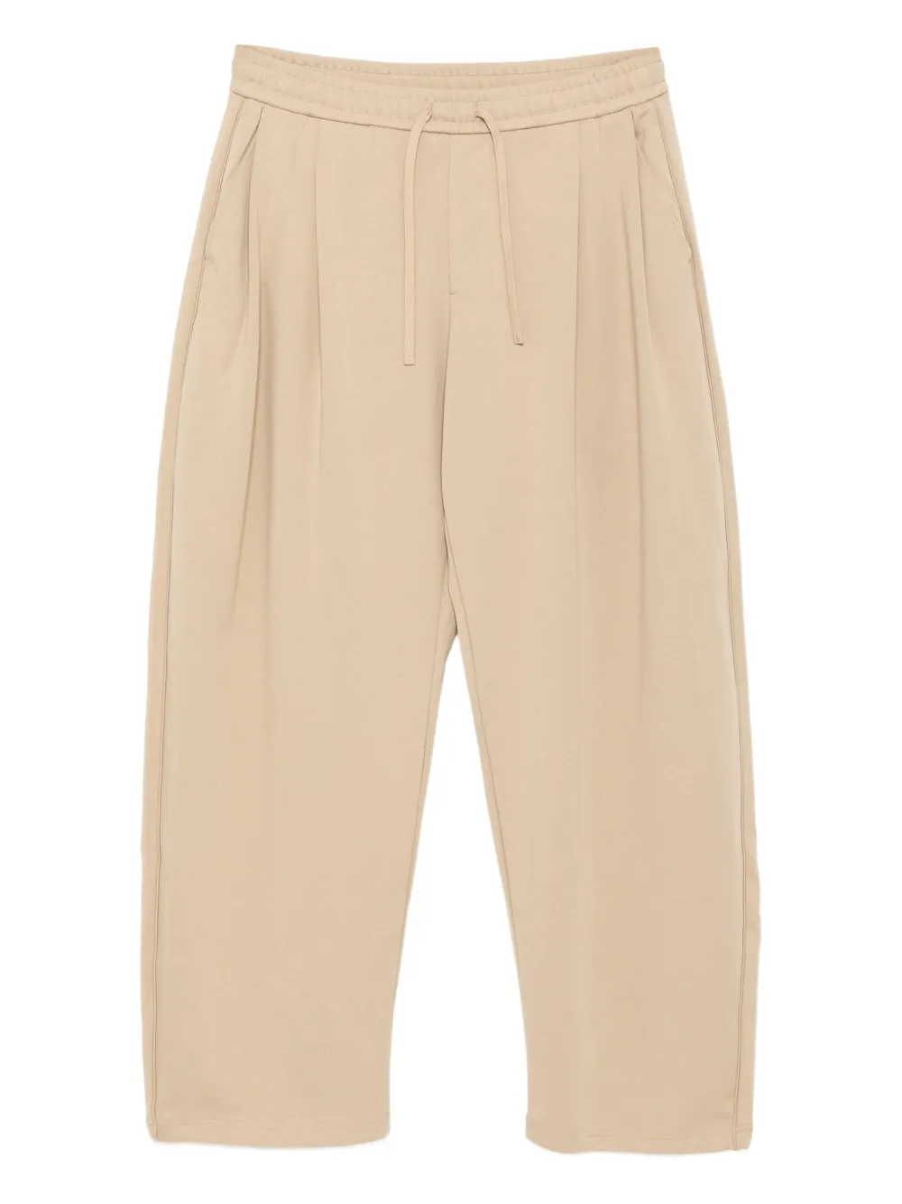 pleated cotton trousers
