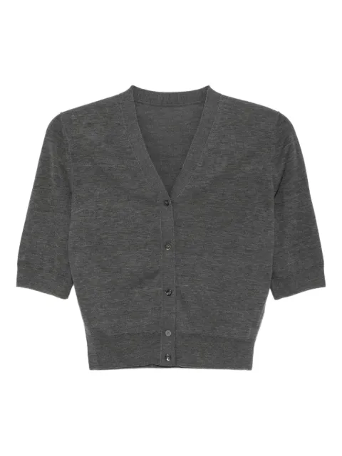 JNBY slim-fitting cropped cardigan