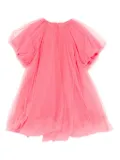 jnby by JNBY a-line mesh short-sleeved dress - Pink