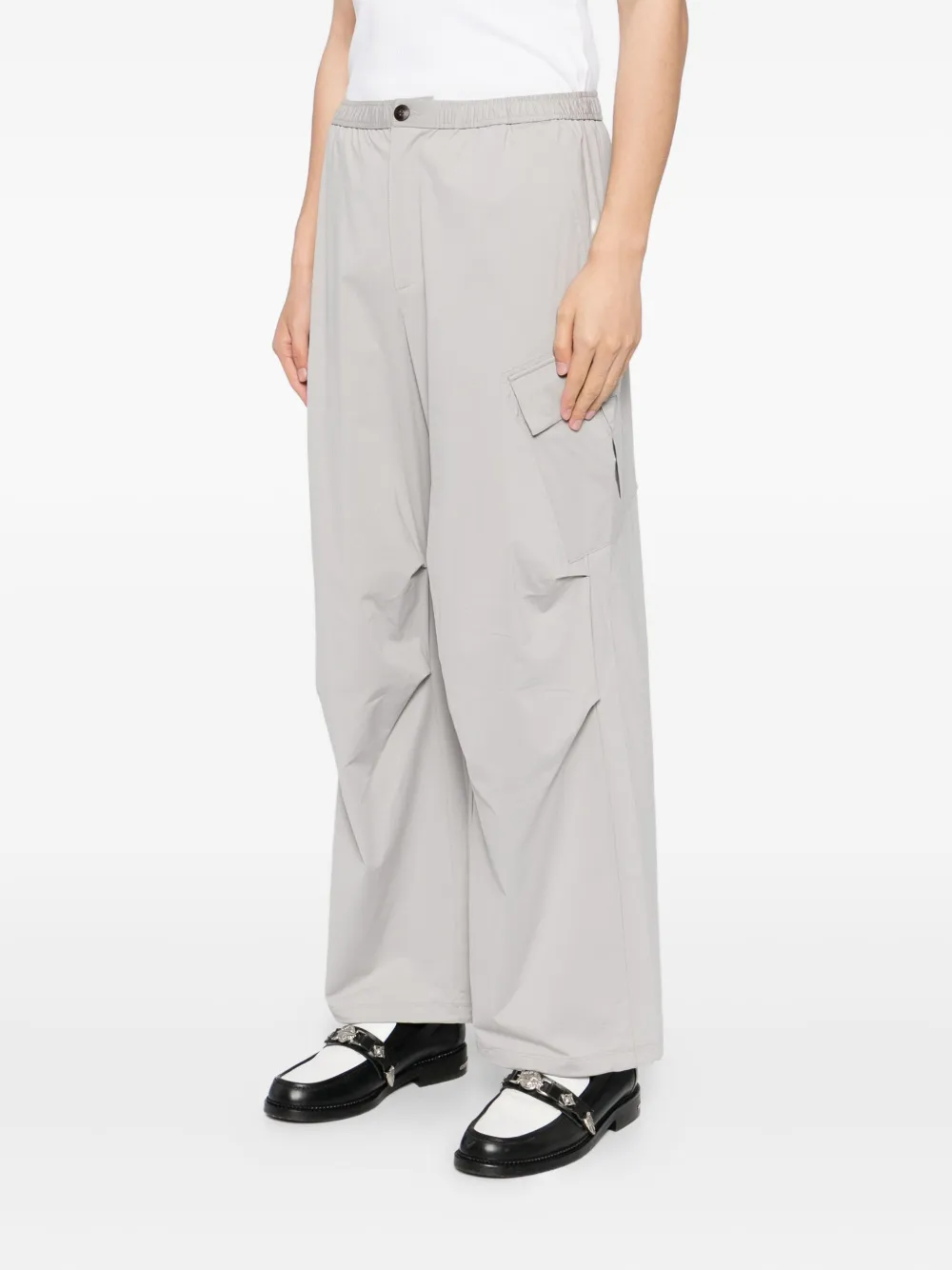 CROQUIS Cargo broek met trekkoord Grijs