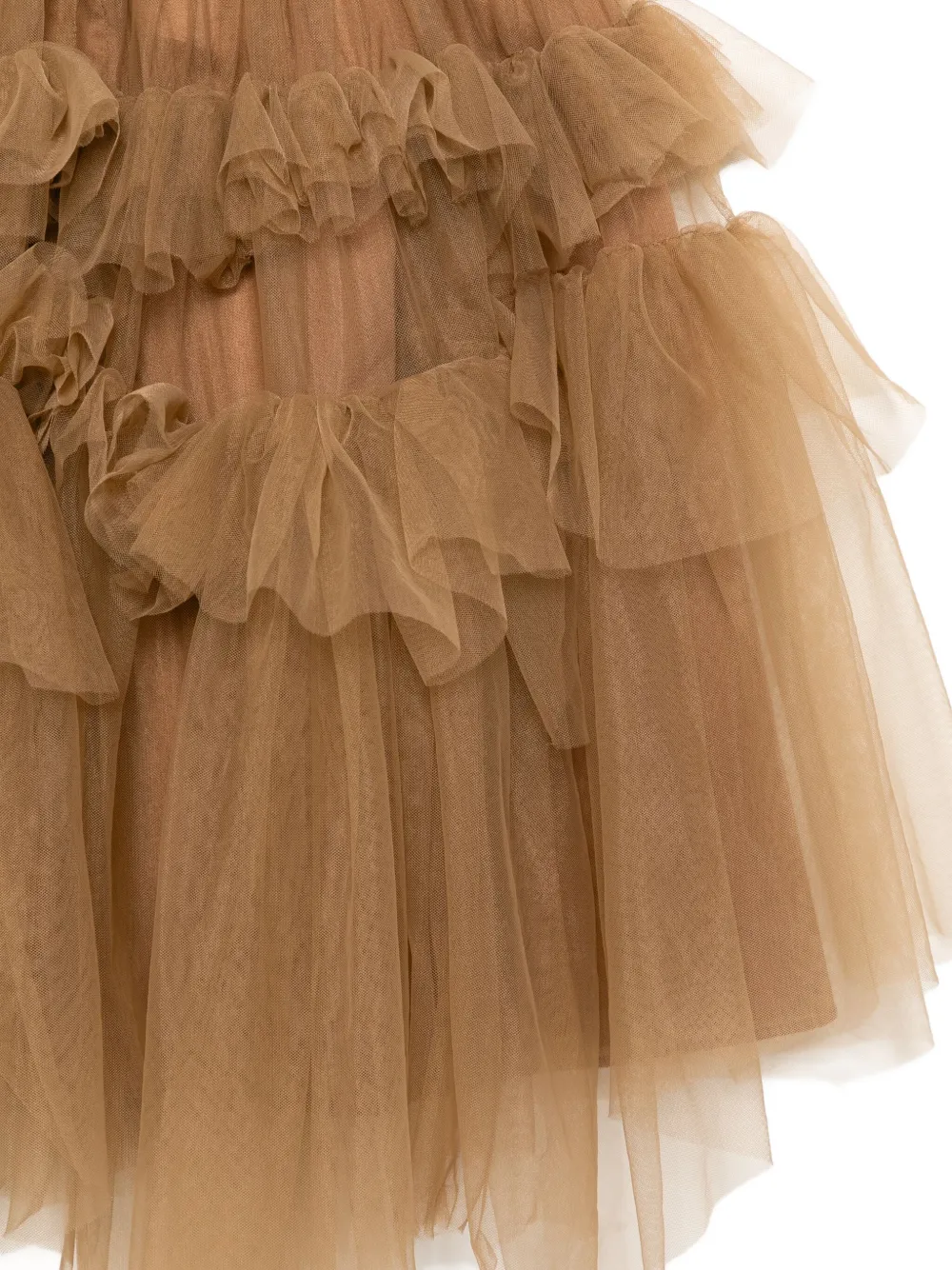 jnby by JNBY fungus edge mesh skirt Bruin