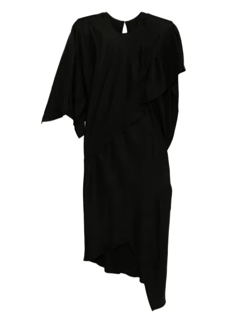 JNBY asymmetrical short-sleeved dress