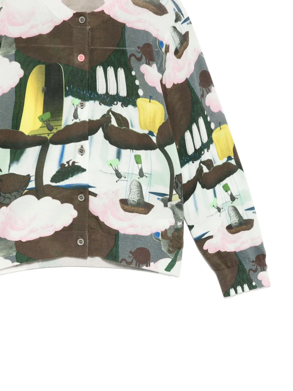 jnby by JNBY Vest met grafische print Bruin