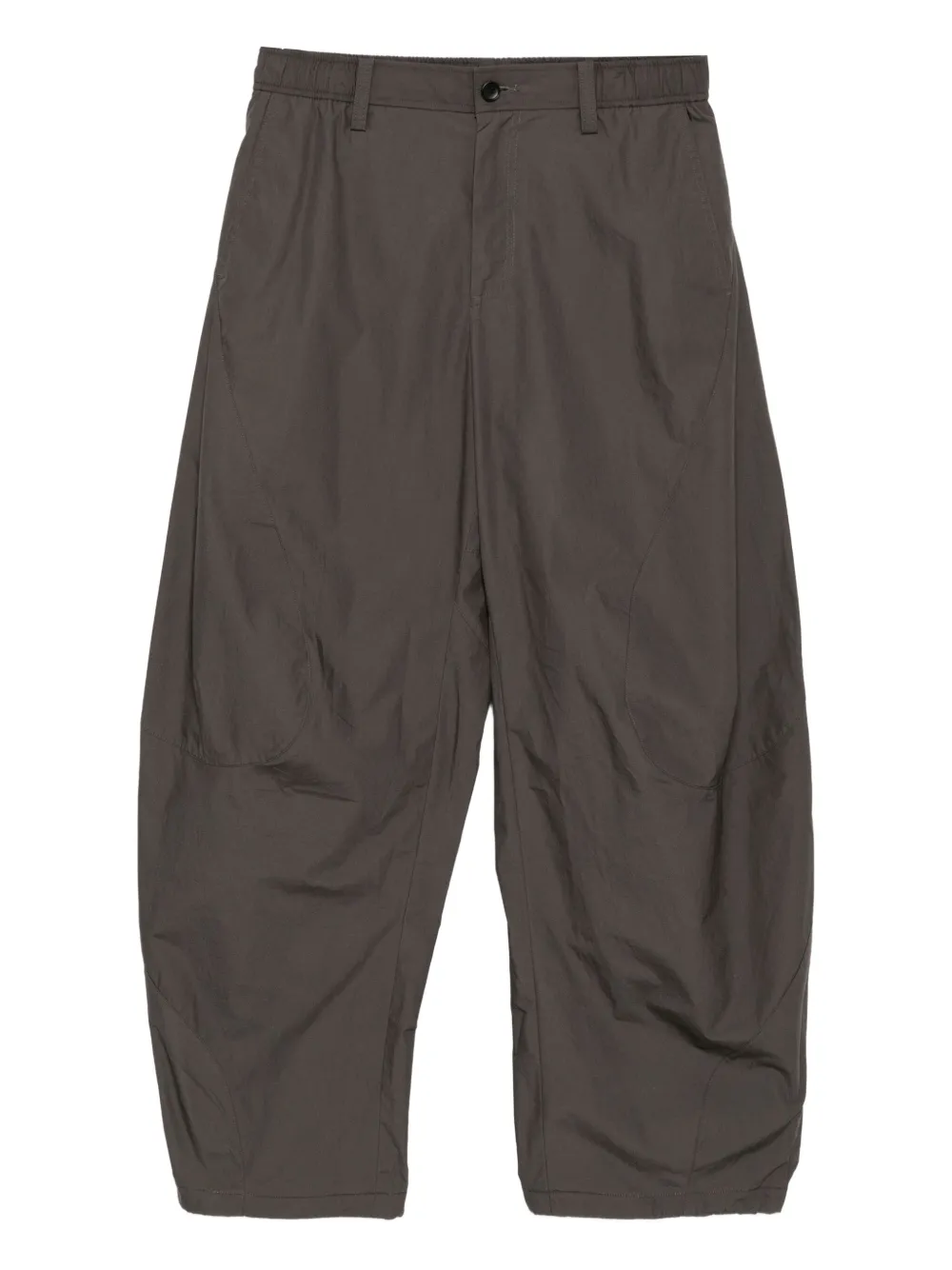 wide-leg cotton trousers