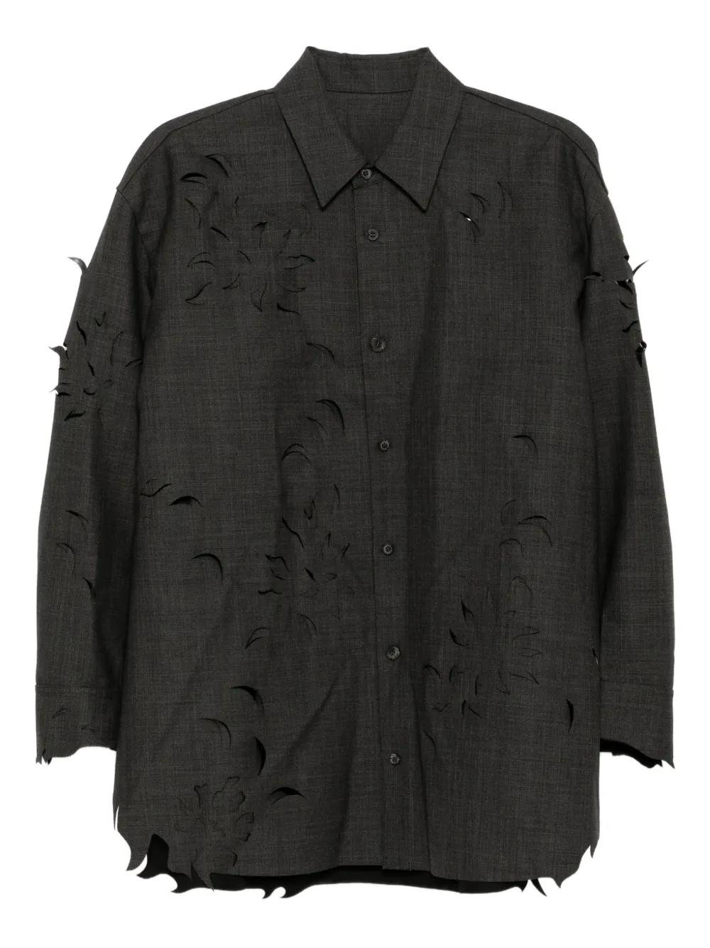 laser-cut H-shaped shirt