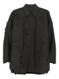 JNBY laser-cut H-shaped shirt - Grey