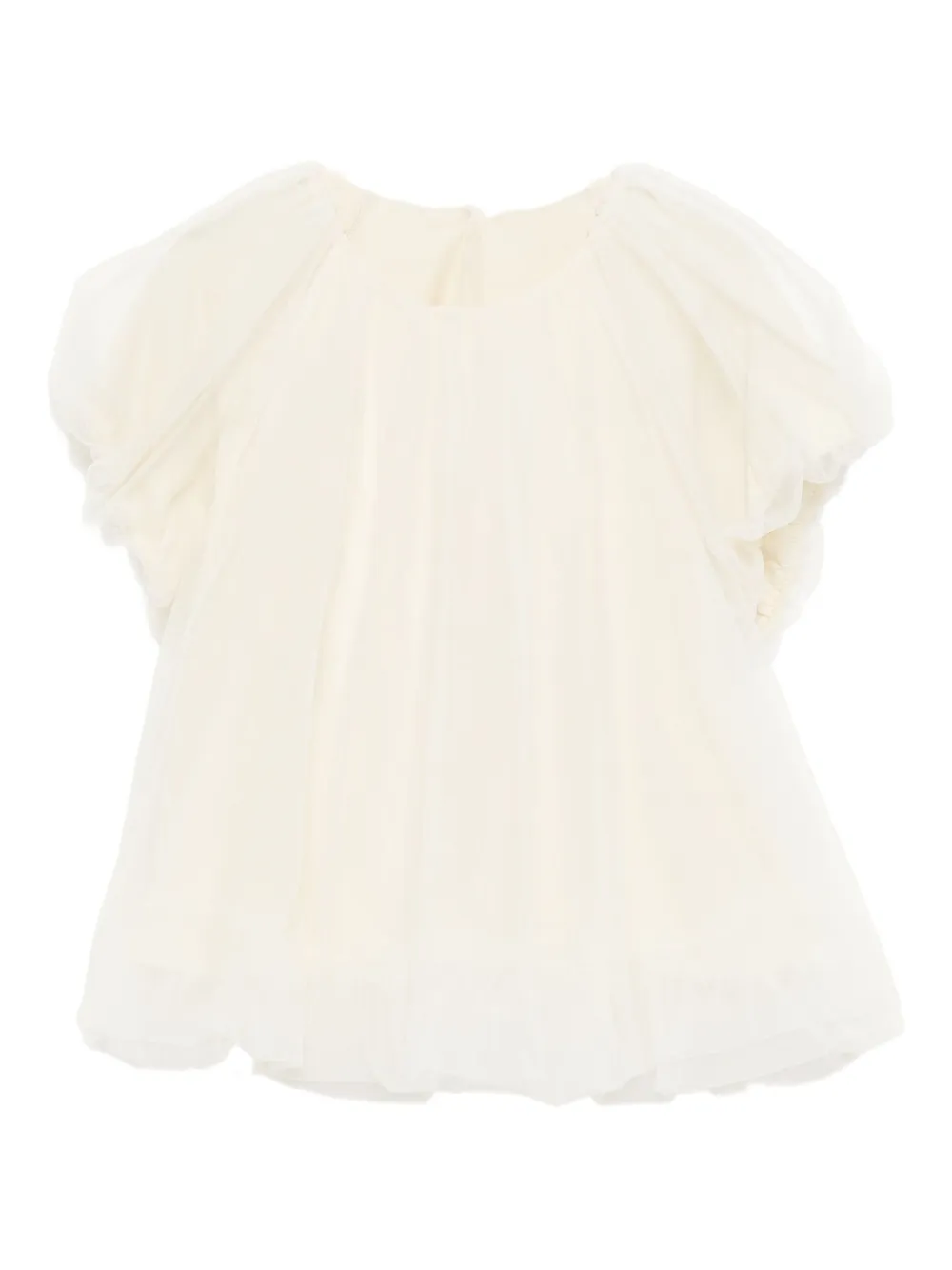 Jnby by JNBY Mesh top met korte mouwen Beige