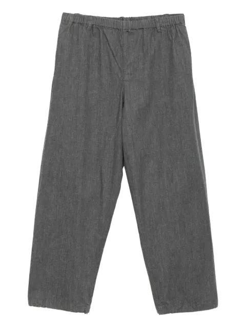 CROQUIS wide-leg drawstring jeans