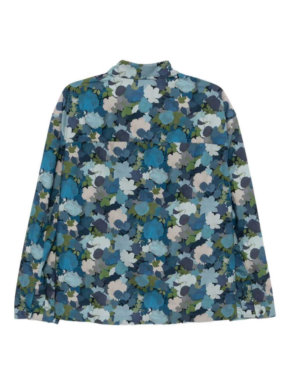 CROQUIS Overhemd met bloemenprint - Blauw
