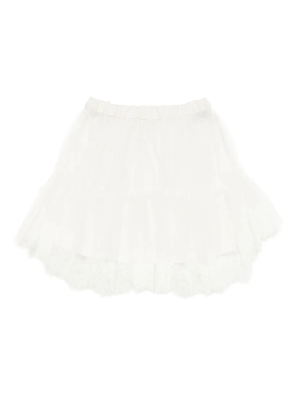 Jnby by JNBY Cropped rok met mesh strik Wit