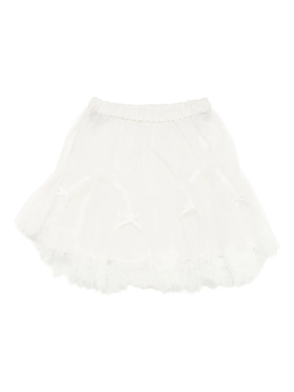 jnby by JNBY Cropped rok met mesh strik Wit