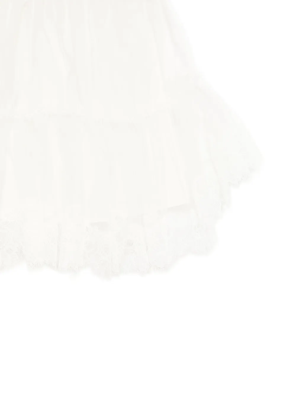 jnby by JNBY Cropped rok met mesh strik Wit