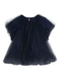 jnby by JNBY mesh short-sleeved top - Blue