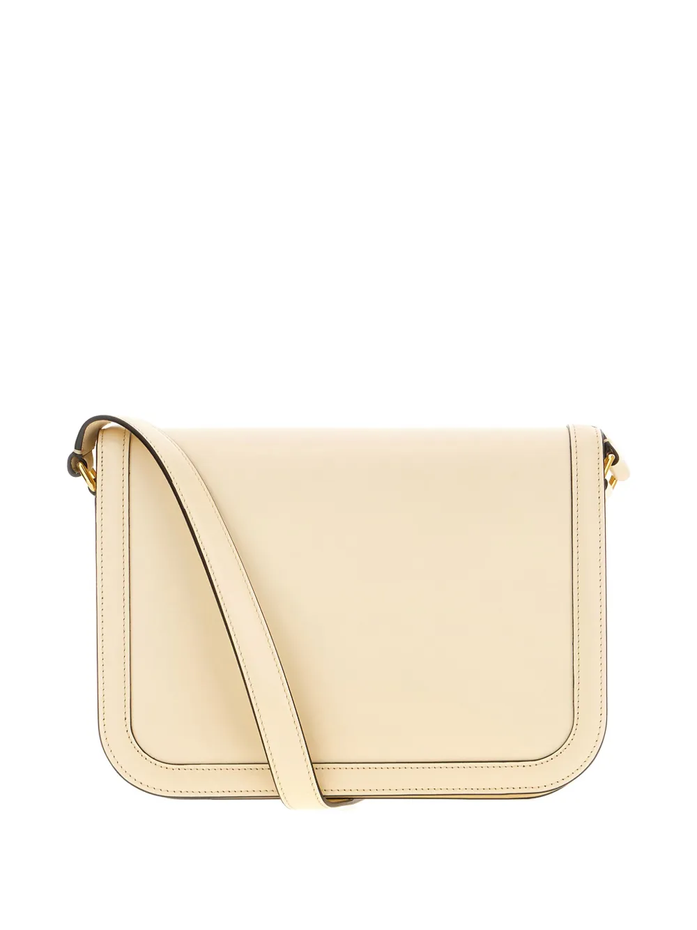 Valentino Garavani Messengertas met omslag en V-logo - Beige