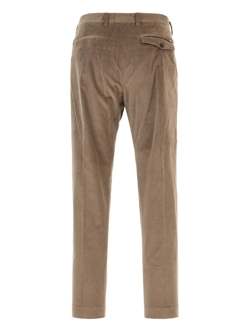 Paul Smith Ribfluwelen broek met geplooide voorkant - Beige