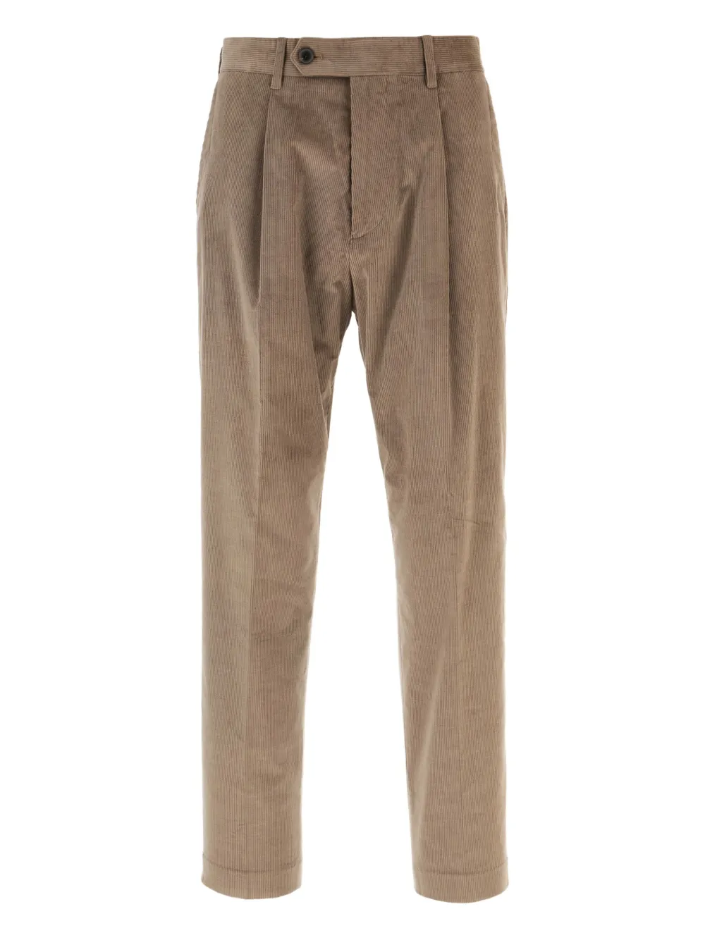 Paul Smith pleated-front corduroy trousers | Neutrals | Image 1