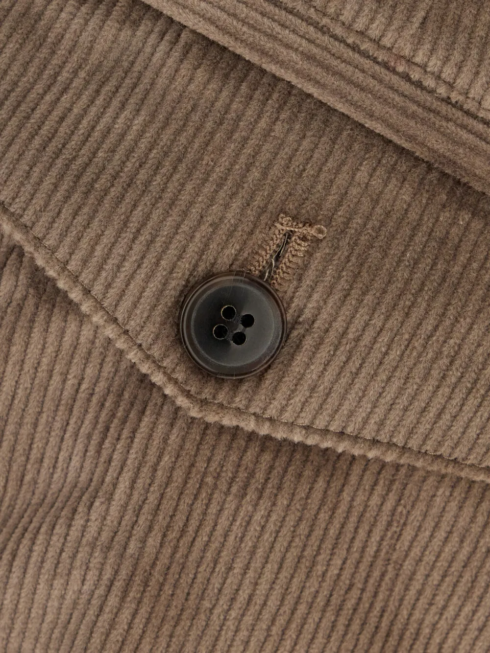 Paul Smith Pleated-front Corduroy Trousers In Brown
