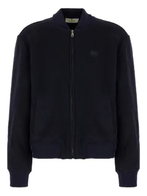 Jil Sander ジップトリム ボンバージャケット | ブルー | FARFETCH JP