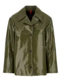 Paul Smith panelled leather jacket - Green