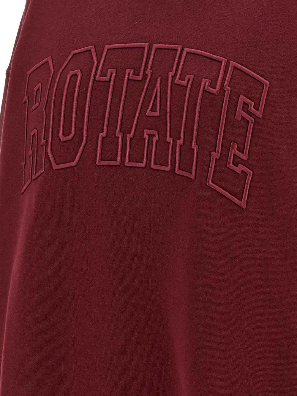 ROTATE BIRGER CHRISTENSEN embroidered-logo sweatshirt Rood