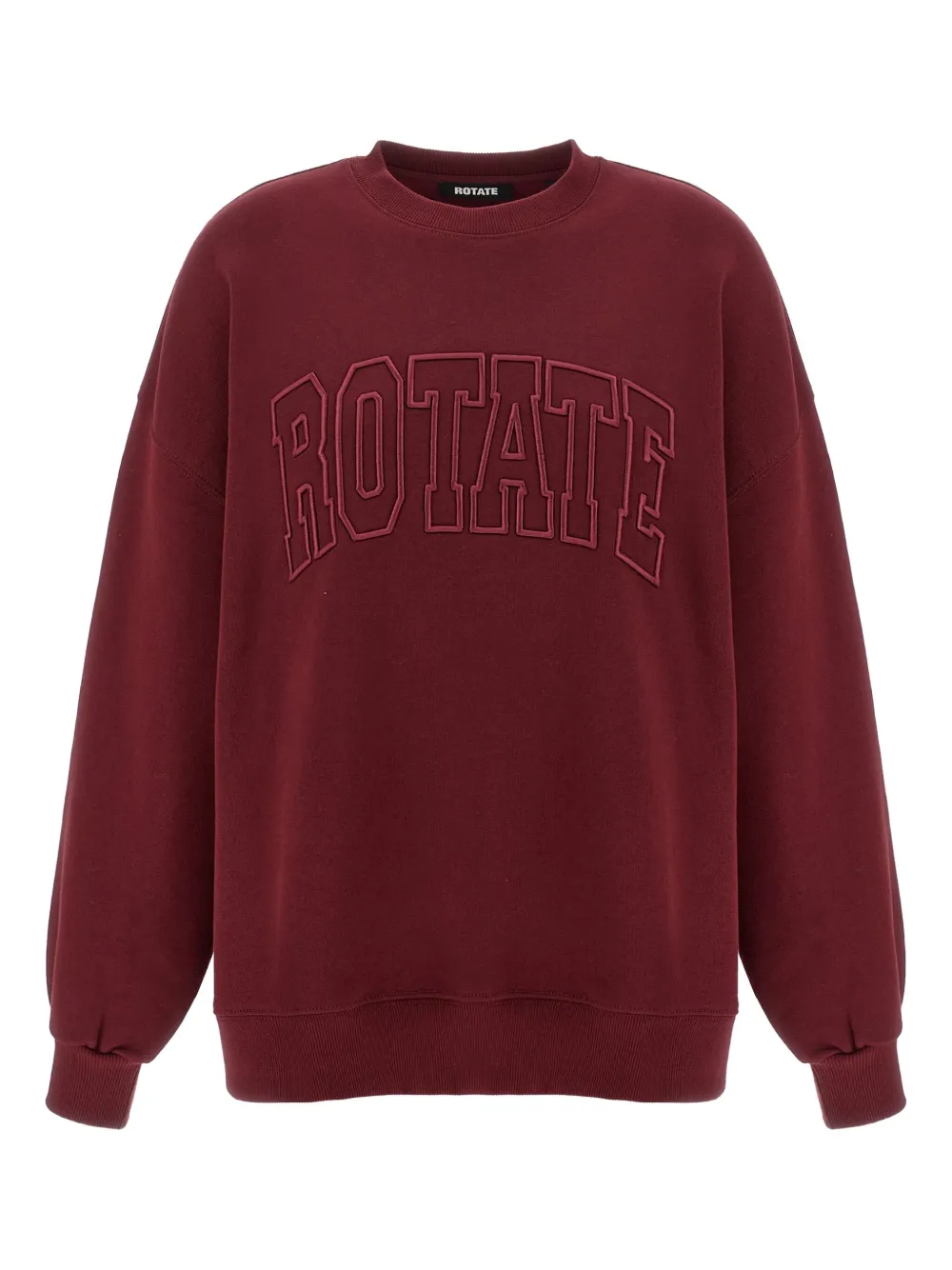 ROTATE BIRGER CHRISTENSEN embroidered-logo sweatshirt Rood