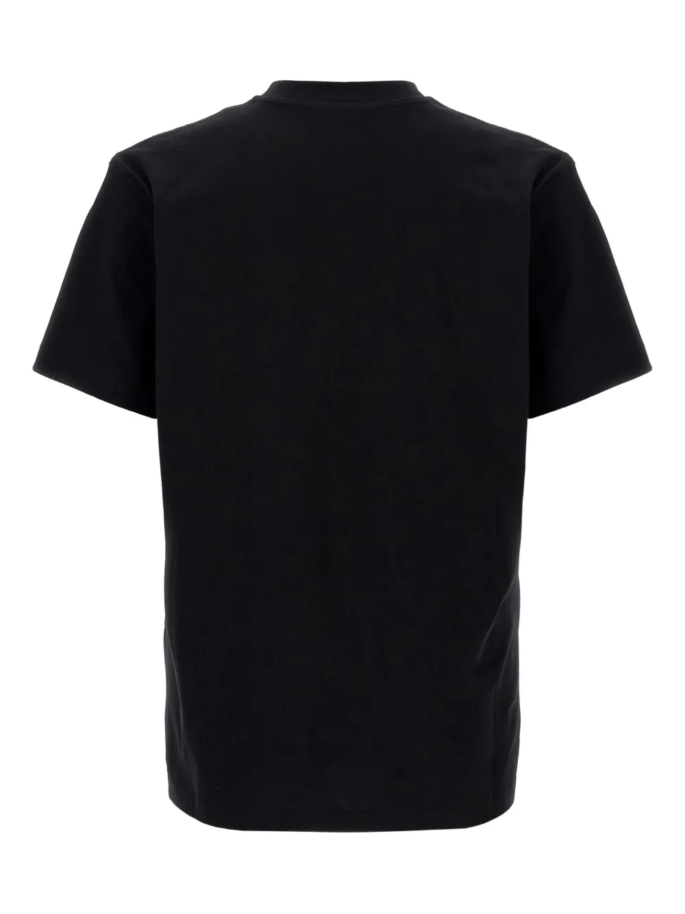 Moschino logo-print crew-neck T-shirt Zwart