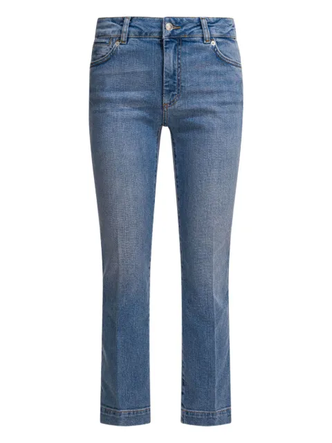 Sportmax logo-patch jeans