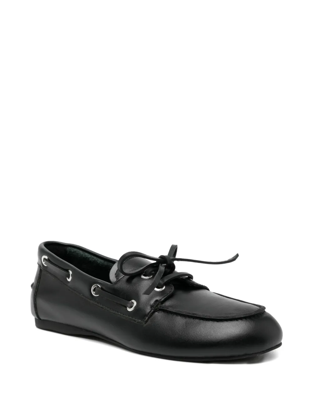 Senso Bateau I Flats In Black