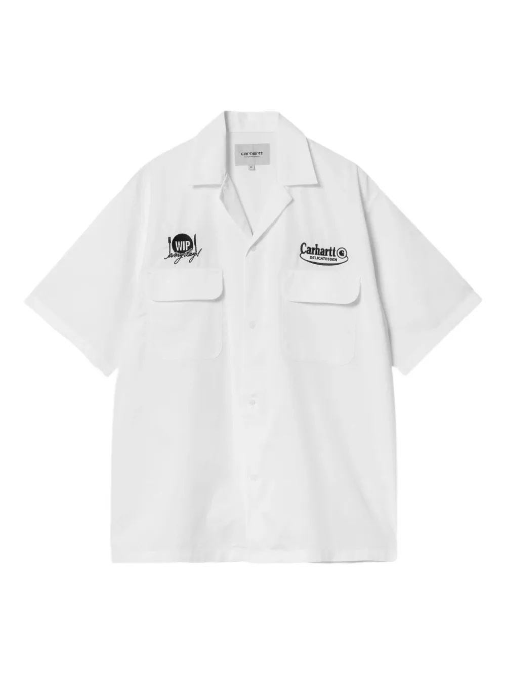 Carhartt WIP Overhemd met print Wit