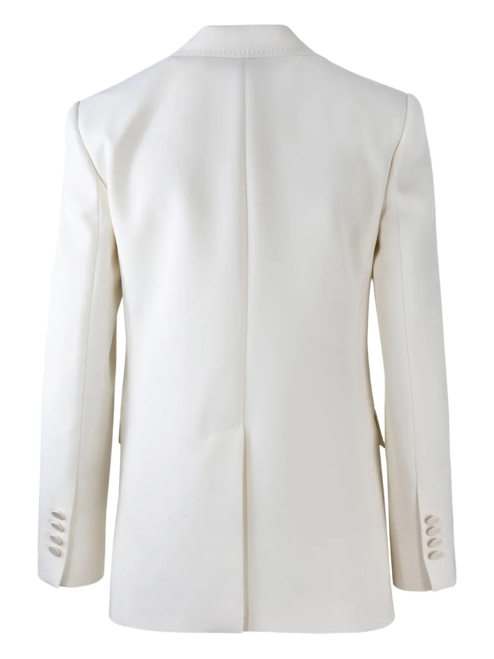 Max Mara three-button notched blazer BIANCO