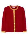 Saint Laurent Pre-Owned 1990-2000s single-breasted collarless jacket - Red