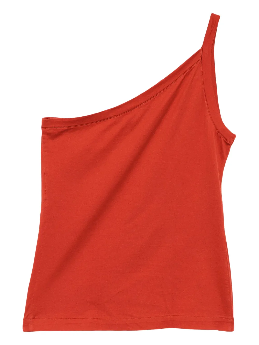 Pre-owned Saint Laurent 1990-2000s Asymmetry Camisole In Red