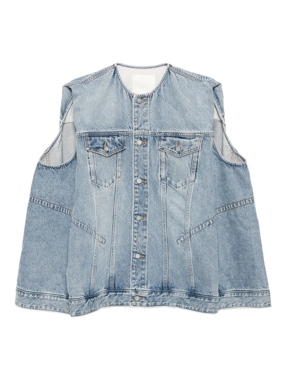 oversized midi vest