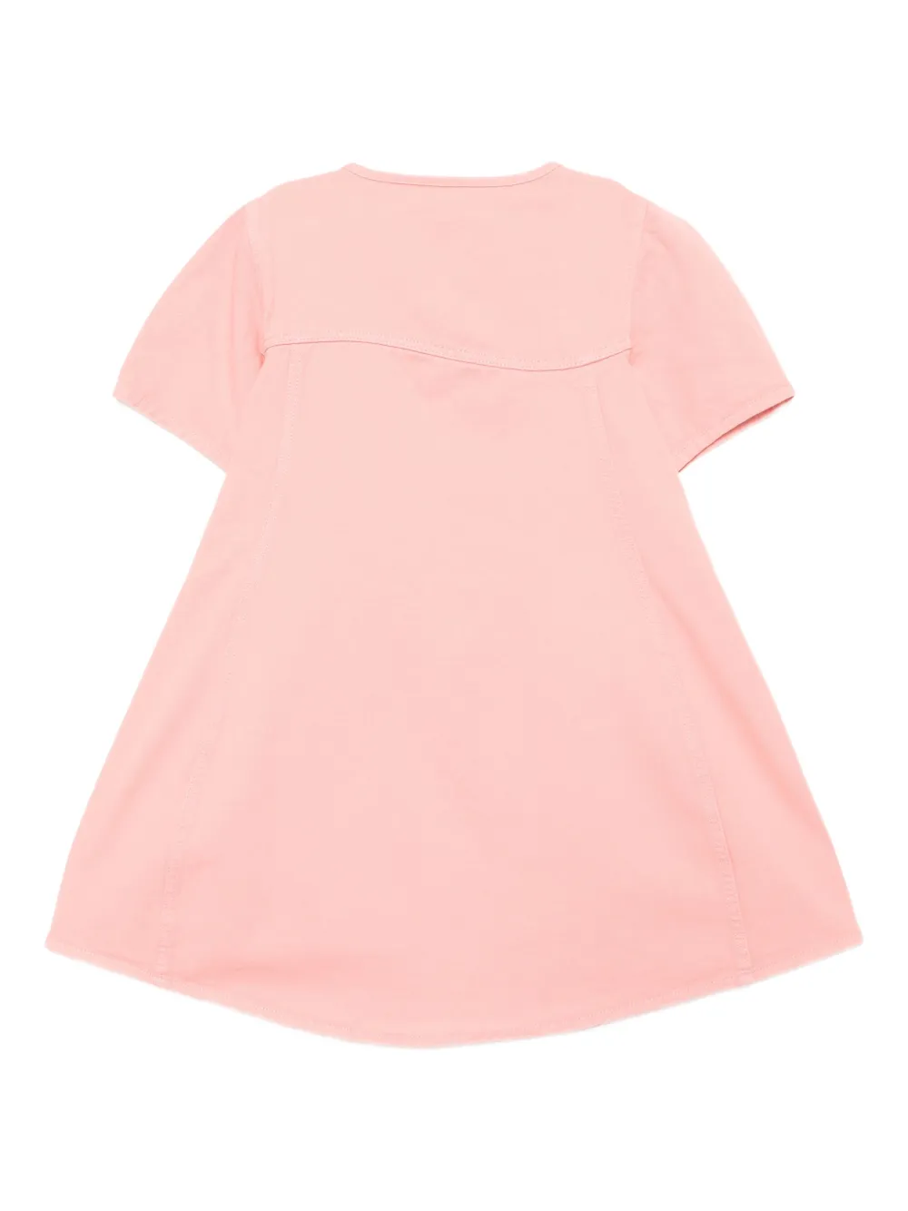 jnby by JNBY Jurk met ronde hals en korte mouwen Roze