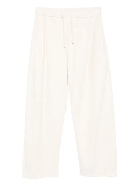 CROQUIS drawstring knitted trousers