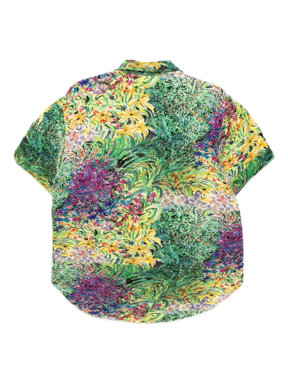 JNBY Blouse met bloemenprint en korte mouwen - Groen