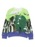 jnby by JNBY graphic-print cardigan - Green