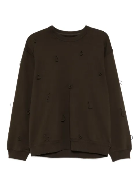 JNBY loop-detail sweatshirt