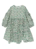 jnby by JNBY a-type long-sleeved dress - Green