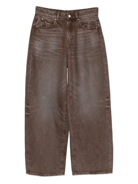 JNBY wide-leg rolled-up jeans