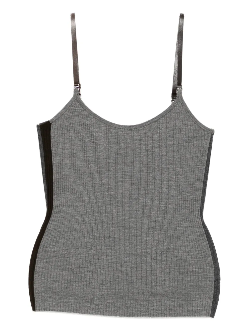 wool camisole knitted vest