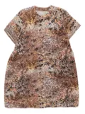 JNBY graphic-print dress - Brown