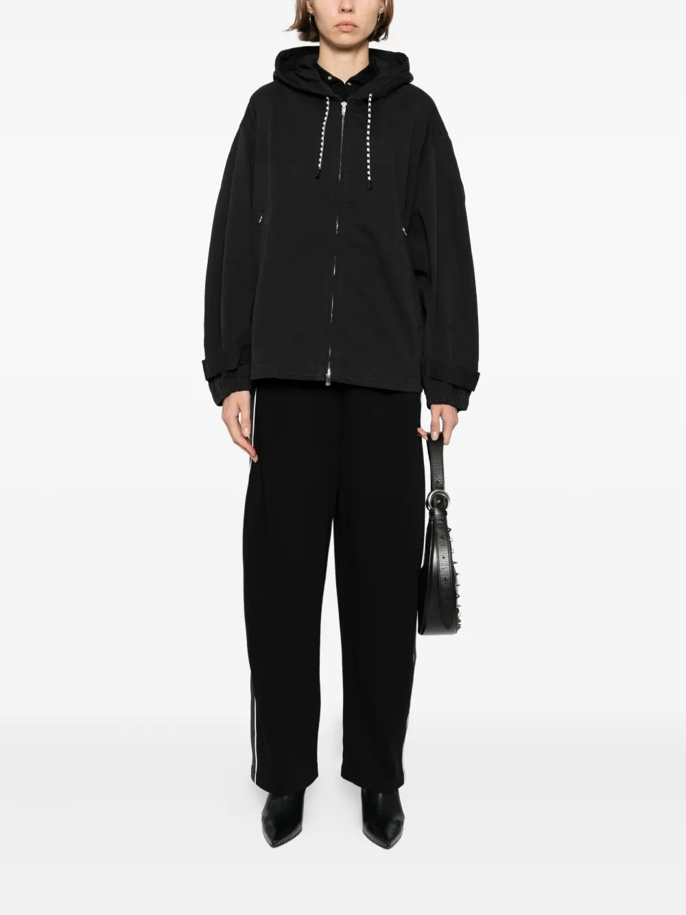 JNBY Katoenen hoodie - Zwart