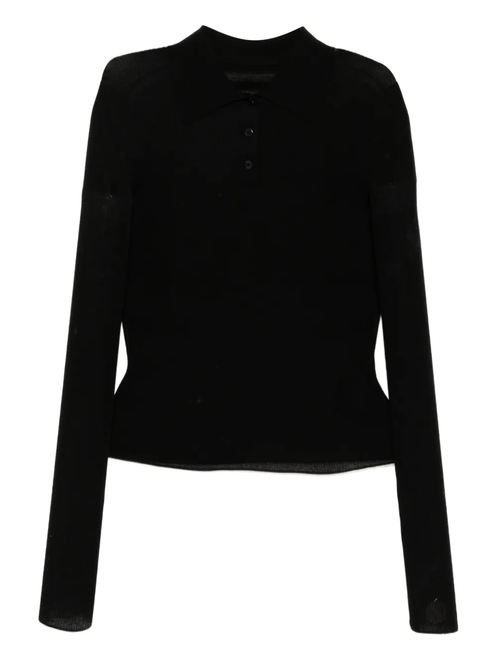 ultra-thin long-sleeved pullover knit top