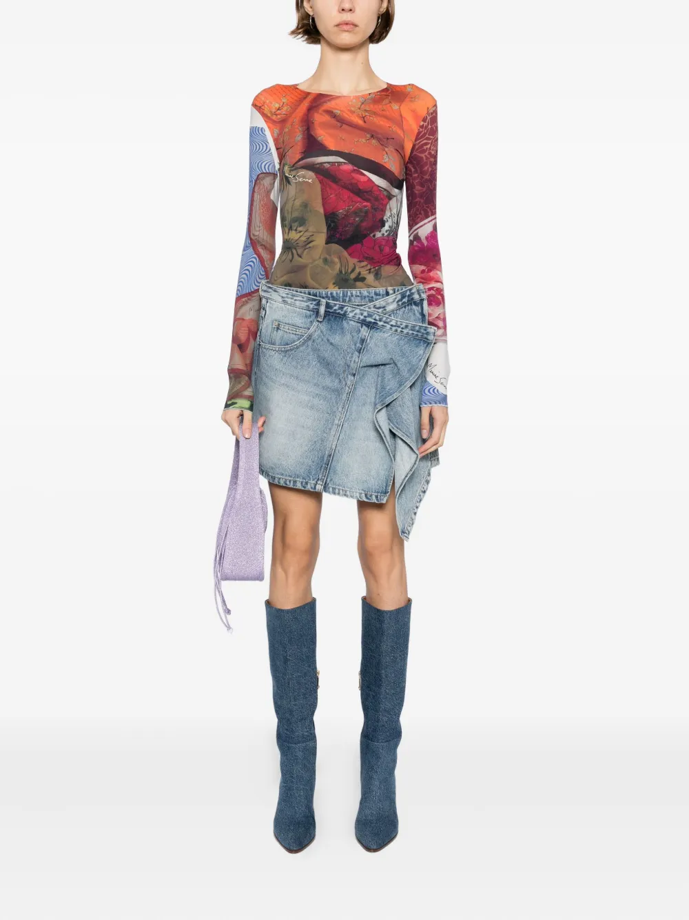 JNBY Katoenen rok - Blauw
