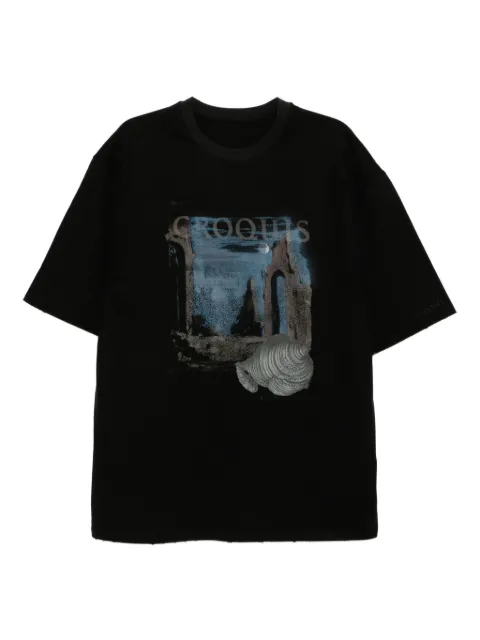 CROQUIS playera con estampado gráfico